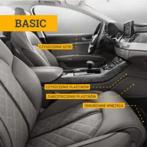 Czyszczenie wnętrza auta BASIC